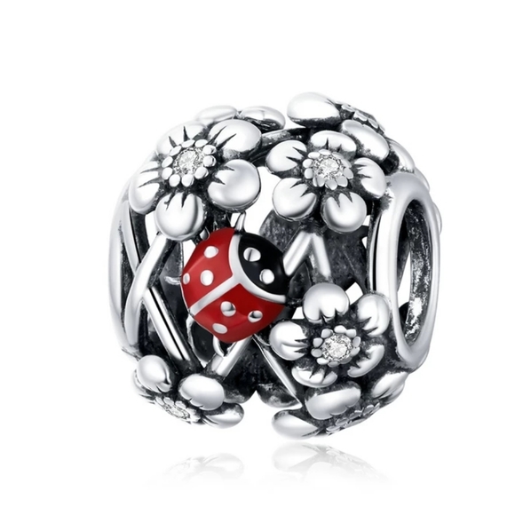 Jewelry - 925 Sterling Silver Ladybug Charm